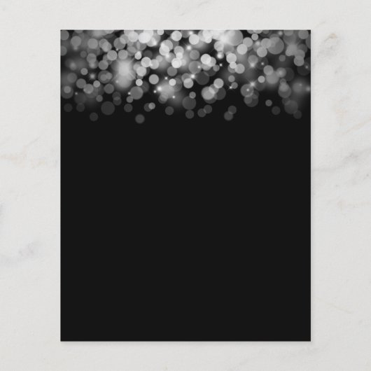 Elegant donkerblanco flyer (Achterkant)