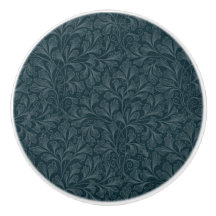 Elegant donkerblauw  bloemontwerp