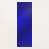 Elegant Donkerblauw en Gouden Mandala Monogrammed Yogamat (Achterkant)