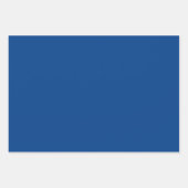 Elegant donkerblauw Minimalistisch en chic Inpakpapier Vel (Voorkant)