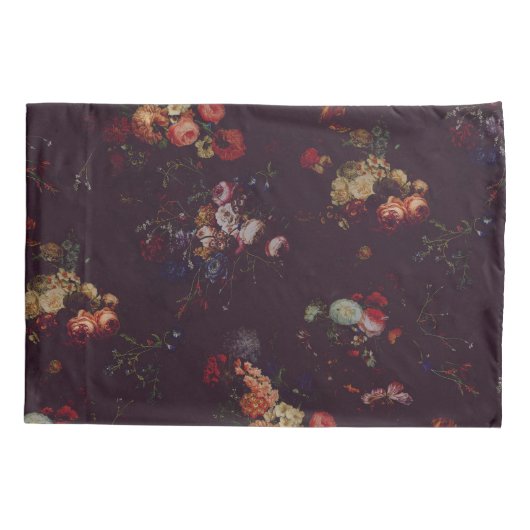 Elegant  Donkere magenta Bourgogne Kussensloop (Achterkant-Links)