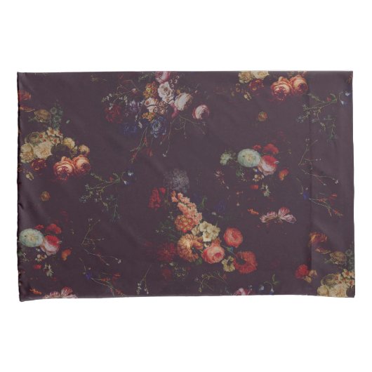 Elegant  Donkere magenta Bourgogne Kussensloop (Voorkant-Rechts)