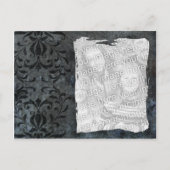 Elegant donkere sjabloon briefkaart (Voorkant)