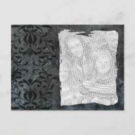 Elegant donkere sjabloon briefkaart