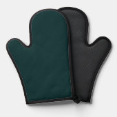 Elegant donkergroen ovenwant (Voorkant / Achterkant)