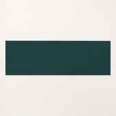 Elegant donkergroen yogamat (Voorkant (horizontaal))