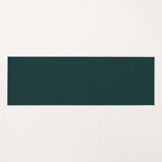 Elegant donkergroen yogamat (Voorkant (horizontaal))