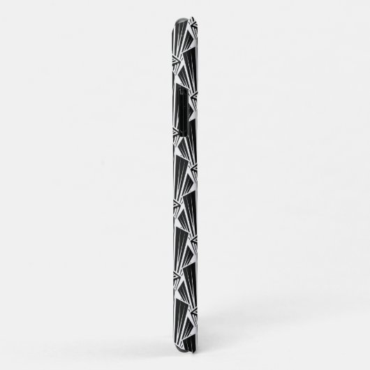 Elegant donkerkunstdeco abstracte geometrische ele Case-Mate iPhone case (Achterkant/rechts)