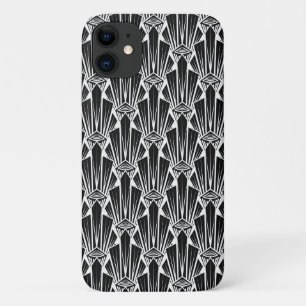 Elegant donkerkunstdeco abstracte geometrische ele Case-Mate iPhone case