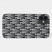 Elegant donkerkunstdeco abstracte geometrische ele Case-Mate iPhone case (Achterkant (horizontaal))