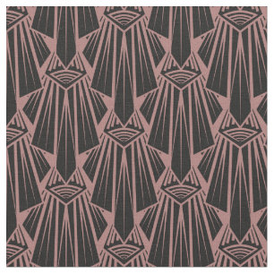 Elegant donkerkunstdeco abstracte geometrische ele stof