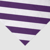Elegant donkerpaars en wit gestreept patroon tissuepapier (Detail)