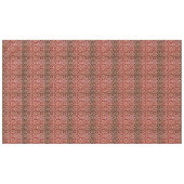 Elegant  Donkerrood Beige Damast Weave Tafelkleed (Voorkant (Horizontaal))