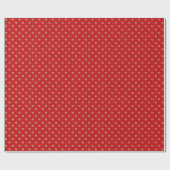 Elegant donkerrood goud custom monogram initiaal cadeaupapier (Vlak)