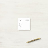 Elegant Doodle Branch Post-it Notes (Op bureau)