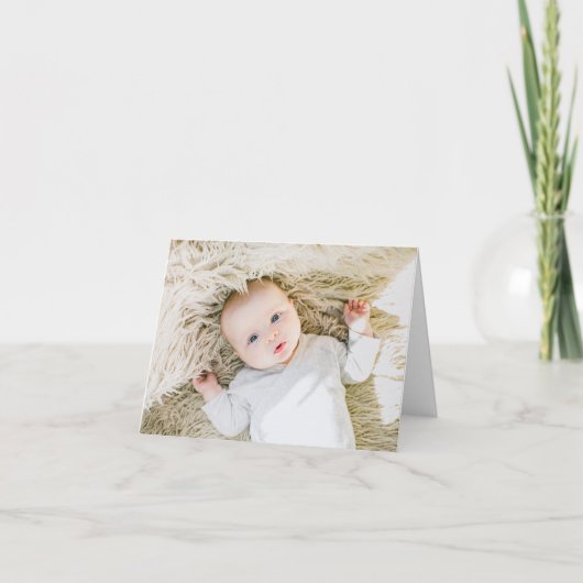 Elegant Doopgetuigen Voorstel met Foto Doop (Voorkant)