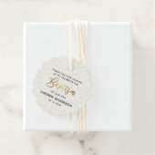 Elegant  doopsel dank u bedankjes labels (In situ)