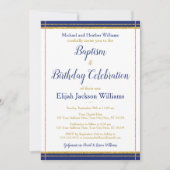 Elegant Doopsel & Verjaardagsfeest Kaart (Voorkant)