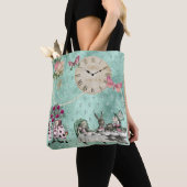 Elegant Double Sided Alice in Wonderland Tote Bag (Dichtbij)