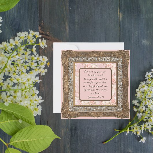 Elegant  downloadbaar bruin Lijst Feestdagenkaart