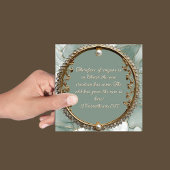 Elegant  downloadbaar Gold Pearl Lijst Feestdagenkaart