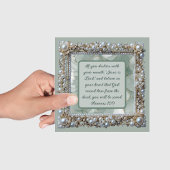 Elegant  downloadbaar Pearl Lijst Feestdagenkaart