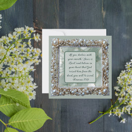 Elegant downloadbaar Pearl Lijst Feestdagenkaart