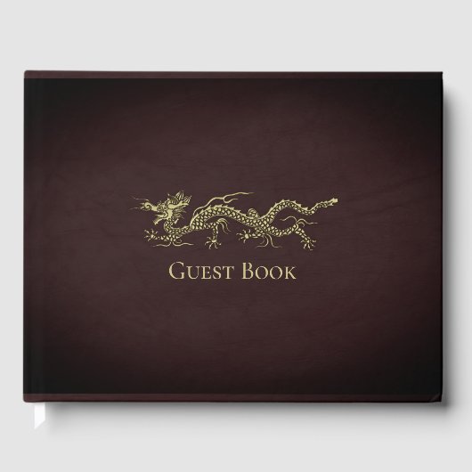Elegant Dragon Gastenboek (Voorkant)