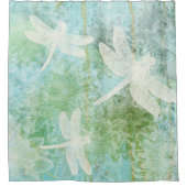 Elegant Dragonflies Douchegordijn (Voorkant)