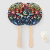 Elegant Dragonflies  Handwaaier (Voorkant en achterkant)