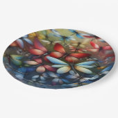 Elegant Dragonflies Papieren Bordje (Gekanteld)