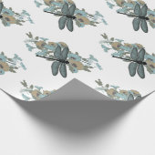 Elegant Dragonflies Patroon Cadeaupapier (Hoek)