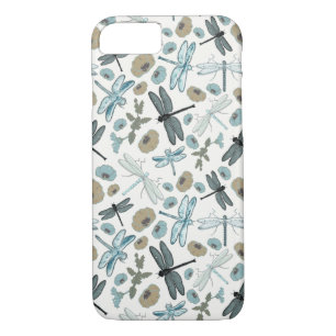 Elegant Dragonflies Patroon iPhone 8/7 Hoesje
