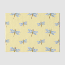 Elegant Dragonfly Patroon Weefsel Papier voor Gift