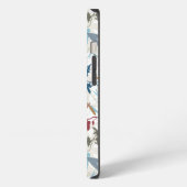 Elegant Dragonfly Pattern Art iPhone Hoesje (Linkerkant)
