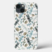 Elegant Dragonfly Pattern Case-Mate iPhone Case (Achterkant)