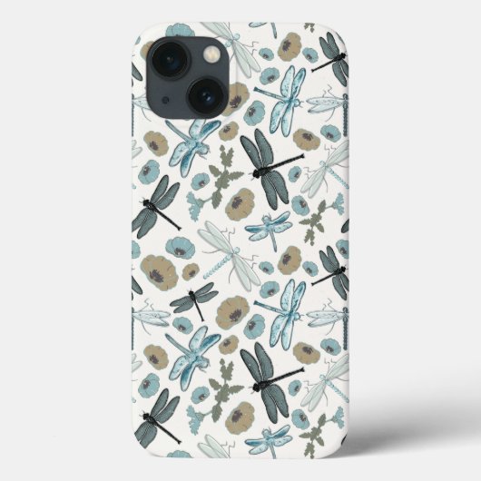 Elegant Dragonfly Pattern Case-Mate iPhone Case (Achterkant)