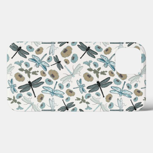 Elegant Dragonfly Pattern Case-Mate iPhone Case (Achterkant (horizontaal))