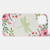 Elegant Dragonfly roze groen Case-Mate iPhone Case (Achterkant (horizontaal))