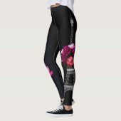 Elegant dramatische pony's en Eiffeltoren Leggings (Links)