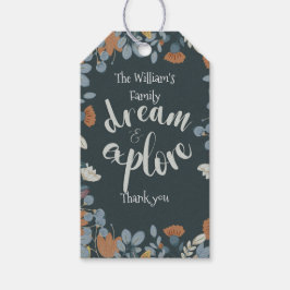 Elegant Dream en Verken Thanksgiving Cadeaulabel