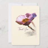 Elegant Dream Flowers – Fantasy Nature Thank You Feestdagenkaart (Voorkant)