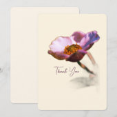 Elegant Dream Flowers – Fantasy Nature Thank You Feestdagenkaart (Voorkant / Achterkant)