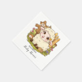 Elegant Dreamy Sheep Baby shower Servet (Hoek)