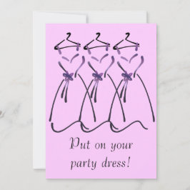 Elegant dress-ontwerp met  slogan kaart