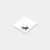 Elegant Dressage Rider die een Pirouette uitvoert Post-it® Notes (Schuin)