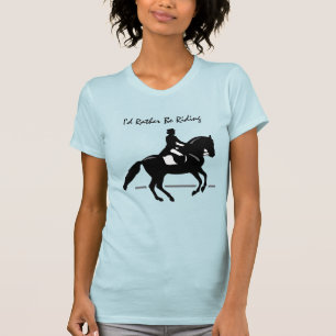 Elegant Dressage Rider die Pirouette uitvoert T-shirt