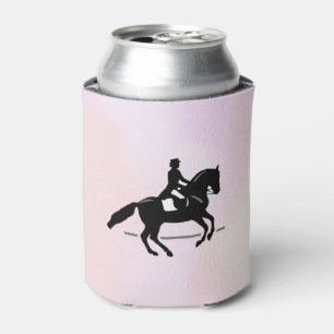 Elegant Dressage Rider op Waterverf achtergrond Blikjeskoeler