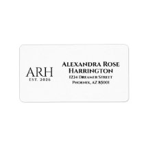 Elegant Driedelig Monogram  