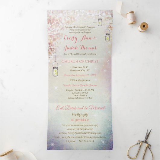 Elegant drievoudig sprookje dat iedereen in één ke drieluik programma (Binnen)